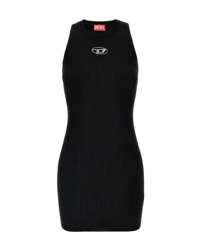 Diesel Stylish Mini Dress For Women - Ss26 Collection In Black