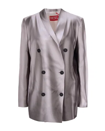 Diesel Stylish Women's Mini Jacket For Ss26 In Gray