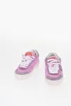 Diesel Suede And Fabric S-leroji Low Top Sneakers In Pink
