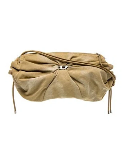 Pre-owned Diesel Suede Belt Bag In Neutral