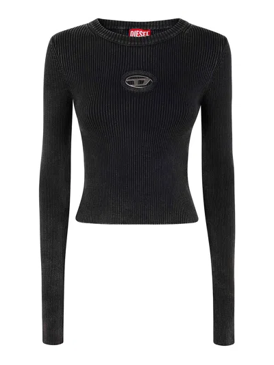 DIESEL SUÉTER CUELLO REDONDO - NEGRO