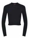 Diesel Wool Cashmere Sweater In Negro