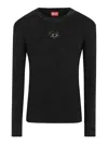 Diesel K-zackary-round Sweater In Black