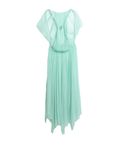 Diesel D-tangi Crepe Dress In Green