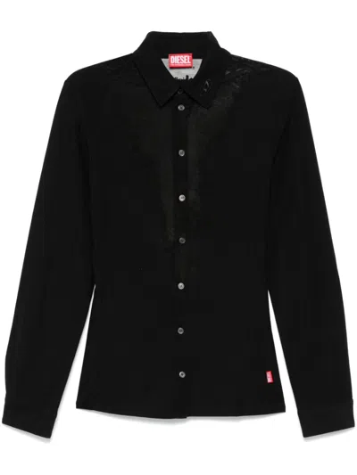 Diesel Sun Shirt In Black