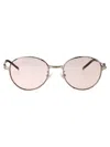 Diesel Paper Transfer Silver Metal Sunglasses In Metallic