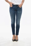 Diesel Super Skinny Fit Slandy Denims With Belt Loops 12cm