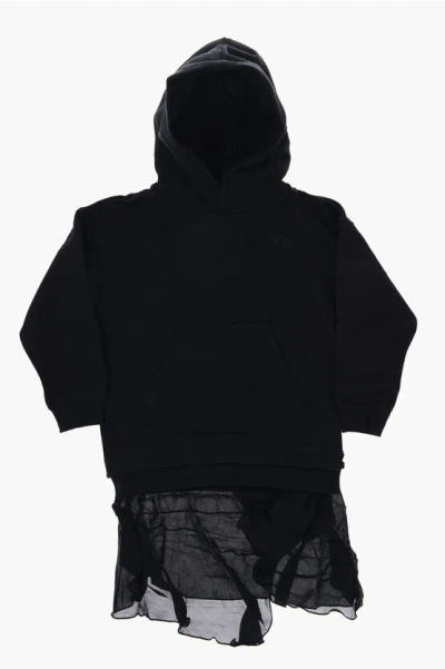 Diesel Sweat Drollier Dress With Sheer Detail