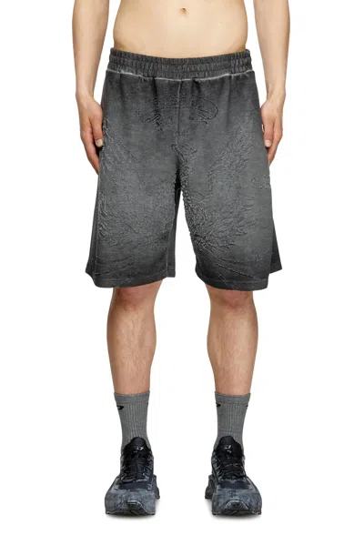 DIESEL SWEAT SHORTS WITH PHOENIX DEVORÉ