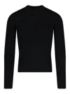 Diesel K-zackary-round Sweater In Black