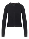 Diesel Black M-bethanie Cardigan In Black