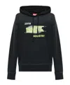 Diesel F-buxt-hood-p2 Hoodie In Black