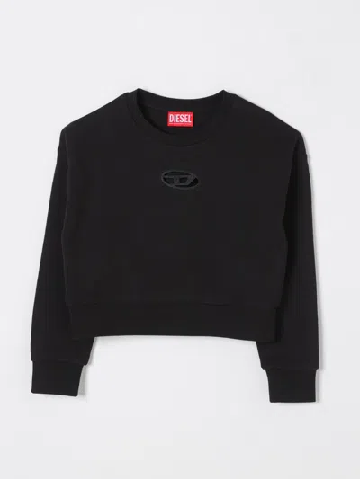DIESEL SWEATER DIESEL KIDS COLOR BLACK,422720002