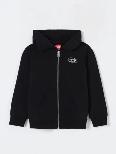 DIESEL SWEATER DIESEL KIDS COLOR BLACK,G69544002