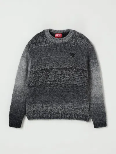 Diesel Sweater  Kids Color Black In Gray