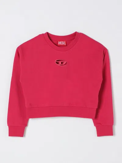 DIESEL SWEATER DIESEL KIDS COLOR FUCHSIA,422720007