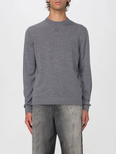 Diesel Sweater  Men Color Grey In Gray