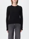 Diesel Wool Jumper With Cut-out Logo In Black