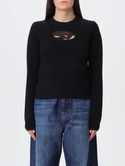 DIESEL SWEATER DIESEL WOMAN COLOR BLACK,H35338002