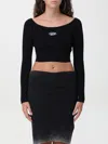 Diesel T-shirt M-vera-ls In Schwarz