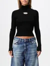 Diesel Sweater  Woman Color Black In Schwarz