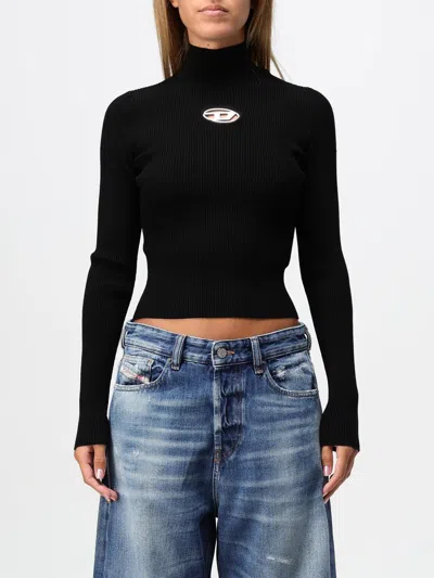 Diesel Sweater  Woman Color Black In Schwarz