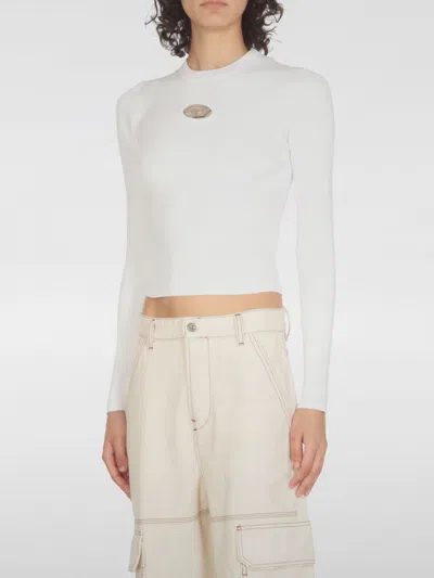 Diesel Sweater  Woman Color White In Weiss