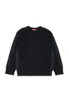 Diesel Logo-print Sweater In Black