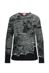 Diesel Cadmo Abstract Crew Neck Sweater