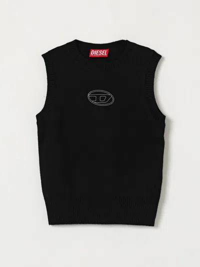 Diesel Sweater Kids Color Black In Multi