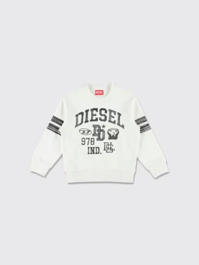 Diesel Sweater Kids Color Grey In Multi