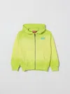 Diesel Kids' セーター  ボーイ カラー グリーン In Yellow