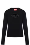 Diesel Cropped Sweatshirt With Distinctive Logo Detail In Xxa