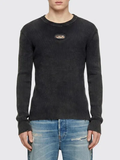 Diesel Sweater Men In Gray
