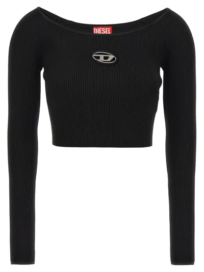 Diesel Sweater 'm-vera-ls' In Black