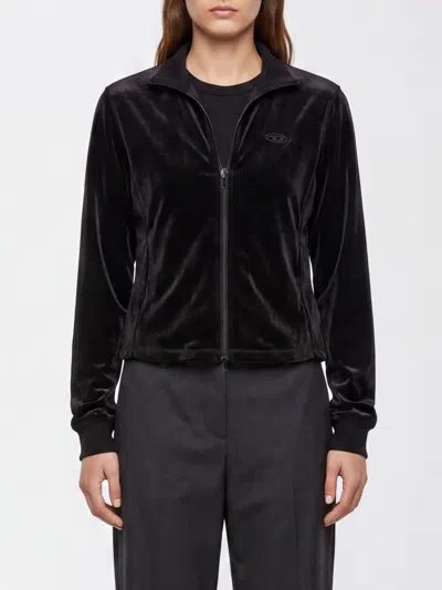 Diesel Sweater Woman Color Multicolor In Black