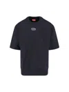 Diesel S-cooling Biologic Cotton Sweatshirt With Metal Oval-d Logo