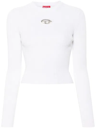 Diesel Sweaters In White
