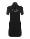 Diesel Robe Courte En Cachemire In Black