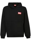 Diesel Hoodie En Coton In Black
