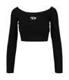 Diesel T-shirt M-vera-ls In Black