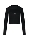 Diesel Logo Plaque Crewneck Jumper In Black
