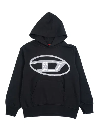 Diesel Kids' Sweaters In Black
