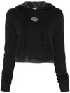 Diesel F-slimmy-hood-p5 Sweaters Clothing In Black