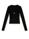 Diesel Womens 9xx M-olina Cut-out Wool Knitted Top In Black