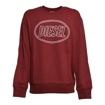 Diesel Sweaters In Burgundy