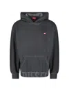 Diesel Hooded Kangaroo Pocket Sweatshirt In Gray