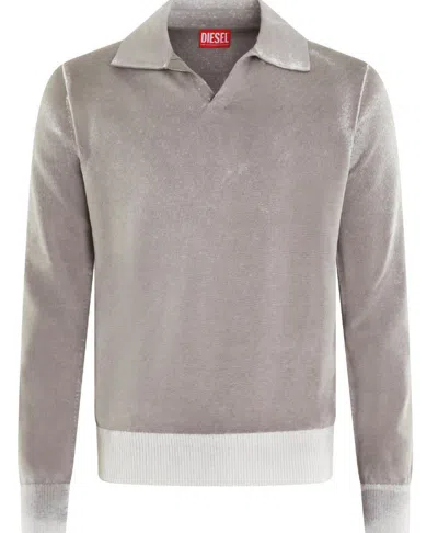 Diesel Sweaters In Gray