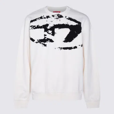 Diesel Sweaters Light And Natural In White
