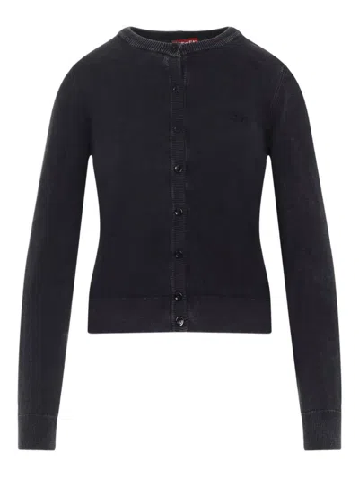 Diesel M-bethanie Cardigan In Black